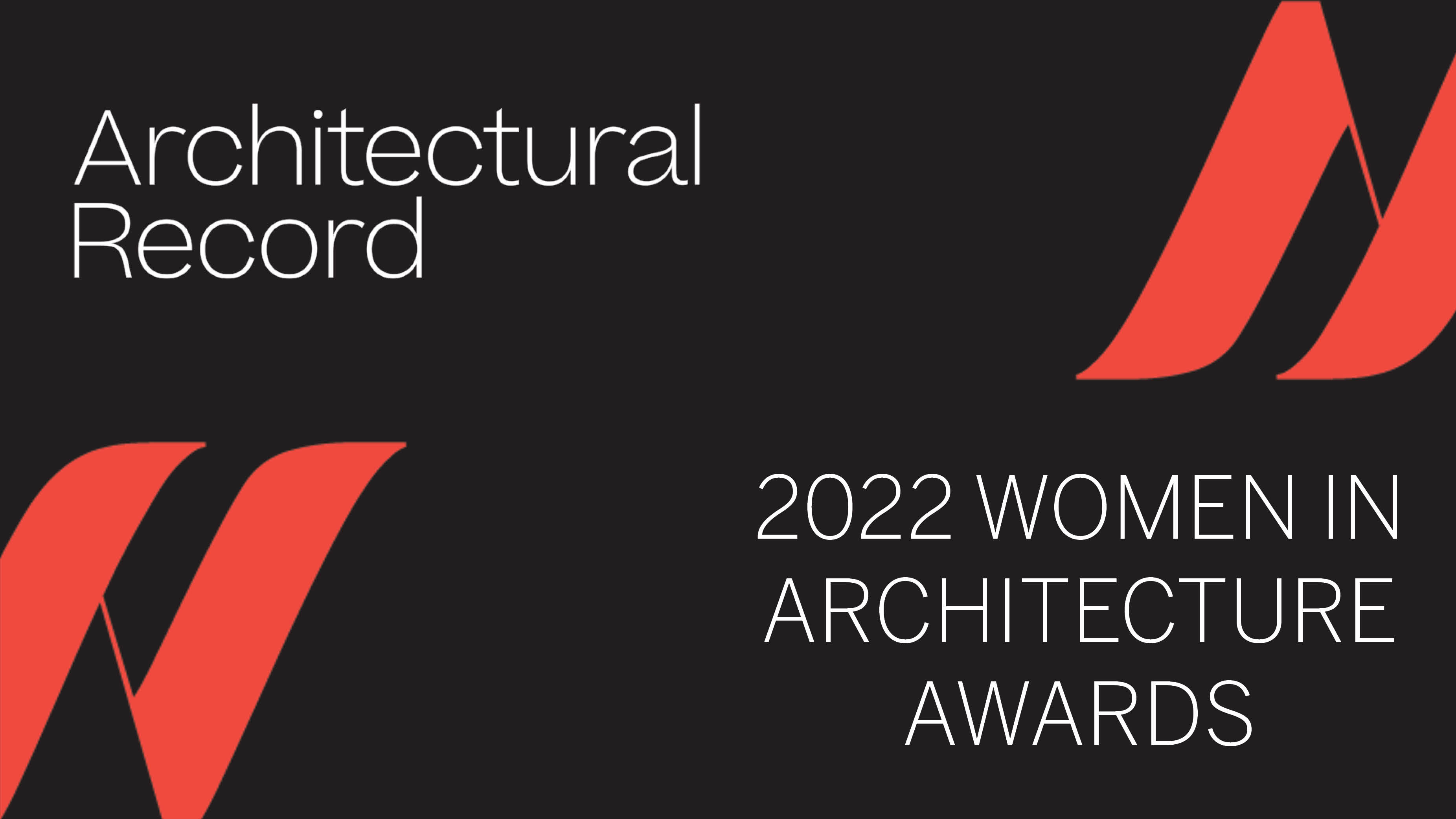 Architectural Record's 2022 Women in Architecture Award Winners